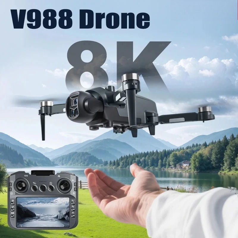 Drone Multispectral - Drone Original V988 8K HD avec