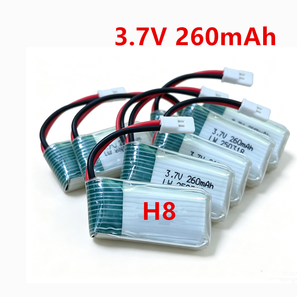 Batterie Lipo 3,7 V 260 mAh av - Eachine Drone E010 avis et prix
